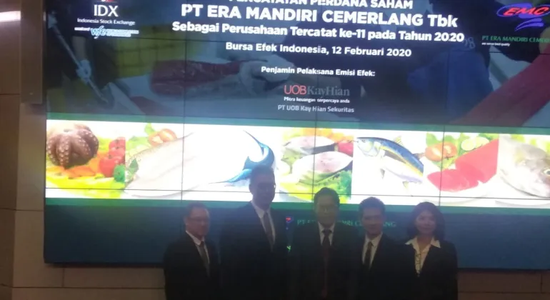 Resmi melantai di BEI pada Rabu (12/2/2020).